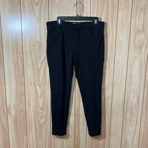 Liz Claiborne Black 5 Pocket Style Stretch Slim-Fitting Pants 12